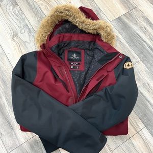 Womens volcom insulated fawn jacket